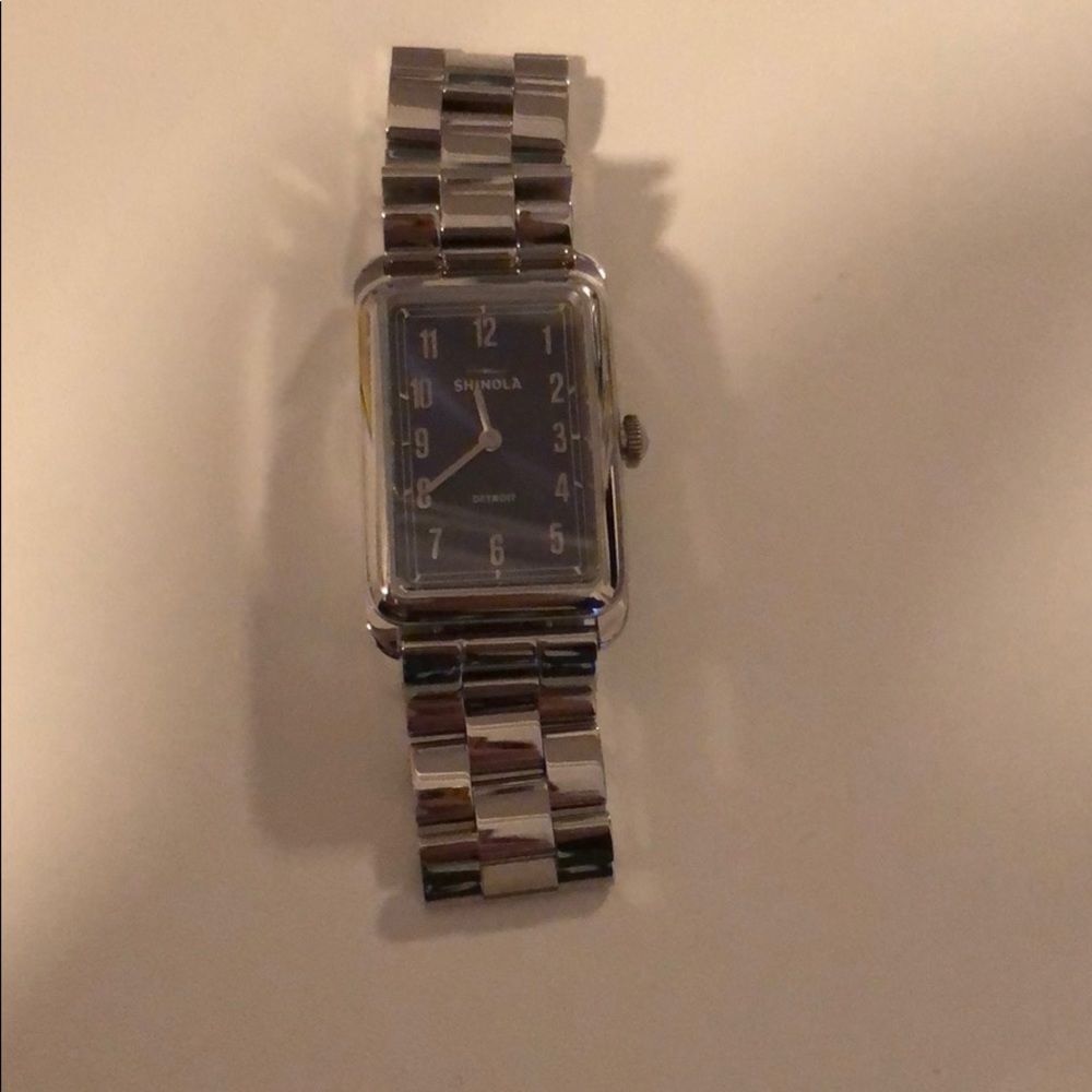 Shinola Blue and Silver Muldowney 32mm watch